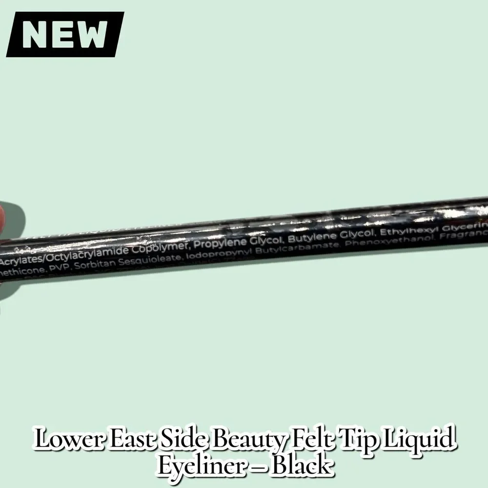 New Lower East Side Beauty Felt Tip Liquid Eyeliner Makeup – Black